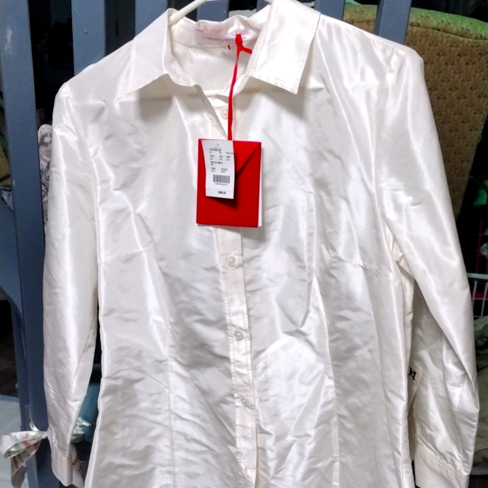 CAROLINA HERRERA sz.10 blouse